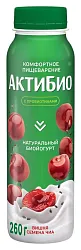 Биойогурт АКТИБИО вишня семена чиа бзмж 1.5% 260г