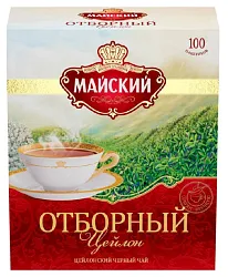 Чай МАЙСКИЙ Отборный цейлонский 100пак