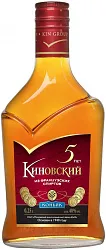 Коньяк КИНОВСКИЙ 5 лет 40% ст/б 0.25л