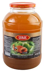 Сок ЕРМАК яблоко абрикос с мякотью 2л