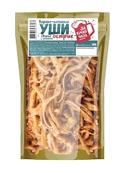 Ушки свиные МЯСНАЯ ТЕЛЕЖКА острые в/у 100г