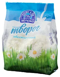 Творог ТОМСКОЕ МОЛОКО обезжиренный бзмж 1.8% 500г