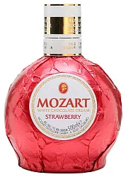 Ликер МОЦАРТ Уайт Чоколейт Крим Строберри 15% ст/б 0.5л