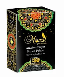 Чай МОНЗИЛ Арабская ночь Супер Пекое черный 100г