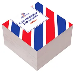 Блок для записей АТОМИКС белый 90*90*50 непроклеенный