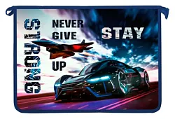 Папка для школьных тетрадей Автоэкшен молния А4