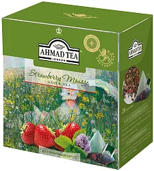 Чай АХМАД Клубничный мусс зеленый 20пак