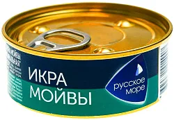 Икра мойвы РУССКОЕ МОРЕ Оригинальная люкс 100г