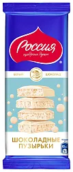Шоколад РОССИЯ белый пористый 75г