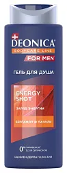Гель для душа ДЕОНИКА Фор Мен Энерджи Шот 250мл