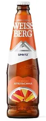 Пивной напиток БОЧКАРИ Вайсберг апельсин нефильтрованное пастер 4% ст/б 0.44л