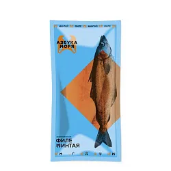 Филе минтая АЗБУКА МОРЯ без кожи с/м 700г