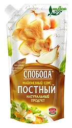 Майонезный соус СЛОБОДА Постный 56% д/пак 200мл