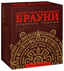 Сахар БРАУНИ кусковой коричневый карт/уп 500г