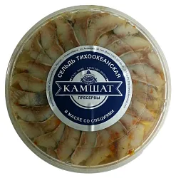 Сельдь КАМШАТ со специями в масле 180г