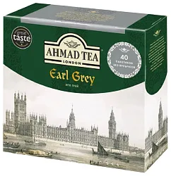 Чай АХМАД Эрл Грей черный б/я 40пак
