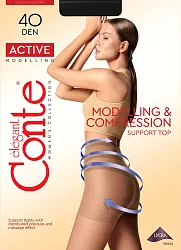 Колготки КОНТЕ СПА Актив 40ден неро 5