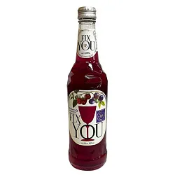 Напиток слабоалкогольный ФИКС Ю Медовуха черника-малина 5.9% ст/б 0.4л