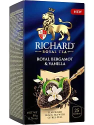 Чай РИЧАРД Роял Бергамот ваниль черный 25пак