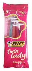 Бритва одноразовая БИК Твин леди 5шт