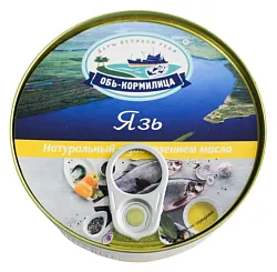 Язь ОБЬ-КОРМИЛИЦА натуральный с д/м ж/б 230г