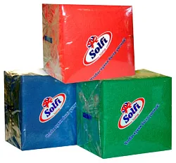 Салфетки СОЛФИ Интенсивные 24*24см 1сл 100шт