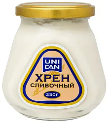 Хрен УНИ ДЕН сливочный ст/б 250г