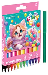 Фломастеры ДЕВЕНТЕ Кэнди Кэт 12цв арт.5081425