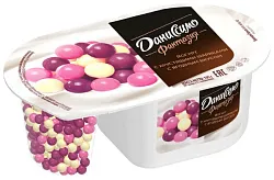 Йогурт ДАНИССИМО Фантазия ягодные шарики бзмж 6.9% 105г