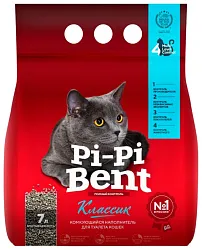 Наполнитель для туалета ПИ-ПИ-БЕНТ Классик 3кг