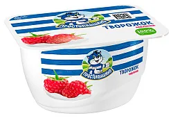 Творожок ПРОСТОКВАШИНО малина бзмж 3.6% 130г