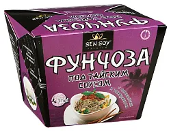 Фунчоза СЭН СОЙ под тайским соусом с ананасами и тамариндом 125г