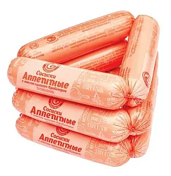 Сосиски МЕЖЕНИНОВСКАЯ ПФ Аппетитные в/у 400г