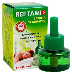 Жидкость для фумигатора РЕФТАМИД без запаха 30 ночей