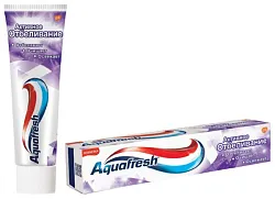 Зубная паста АКВАФРЕШ Активное отбеливание 100мл