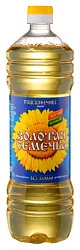 Масло подсолнечное ЗОЛОТАЯ СЕМЕЧКА рафинированное 1л