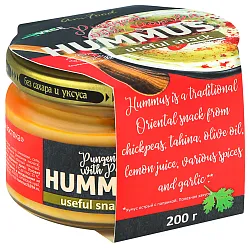 Закуска ТАЙНЫ ВОСТОКА Хумус острая с паприкой ст/б 200г
