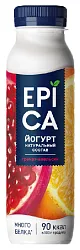 Йогурт ЭПИКА гранат апельсин бзмж 2.5% 260г