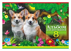 Альбом для рисования ХАТБЕР От носика до хвостика 8л