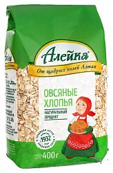 Хлопья АЛЕЙКА Овсяные 400г