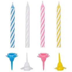 Свечи для торта с подставками 24шт