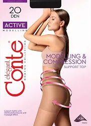 Колготки КОНТЕ Актив 20ден неро 3