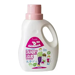 Гель для стирки АКИНАВА ЭКО Молочная папайя детский 1000мл