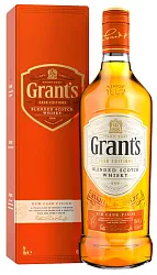 Виски ГРАНТС Ром Каск Финиш 3 года 40% ПК 0.7л
