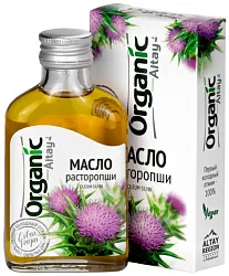 Масло расторопши АЛТАЙ ОРГАНИК ст/б 100мл