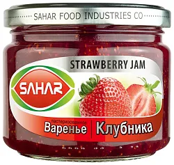 Варенье САХАР клубника ст/б 390г