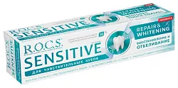 Зубная паста РОКС Сенситив восстановление и отбеливание 94г
