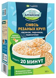Смесь круп ГУДВИЛЛ овсяная перловая пшеничная карт/уп 500г