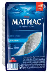 Сельдь САНТА БРЕМОР Деликатесное матиас филе 500г