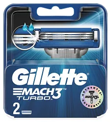 Кассеты ЖИЛЛЕТ Мак3 Турбо 2шт